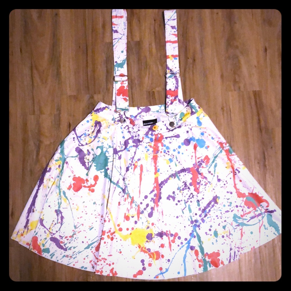 Blackmilk Colorful Splatter Print Dress
